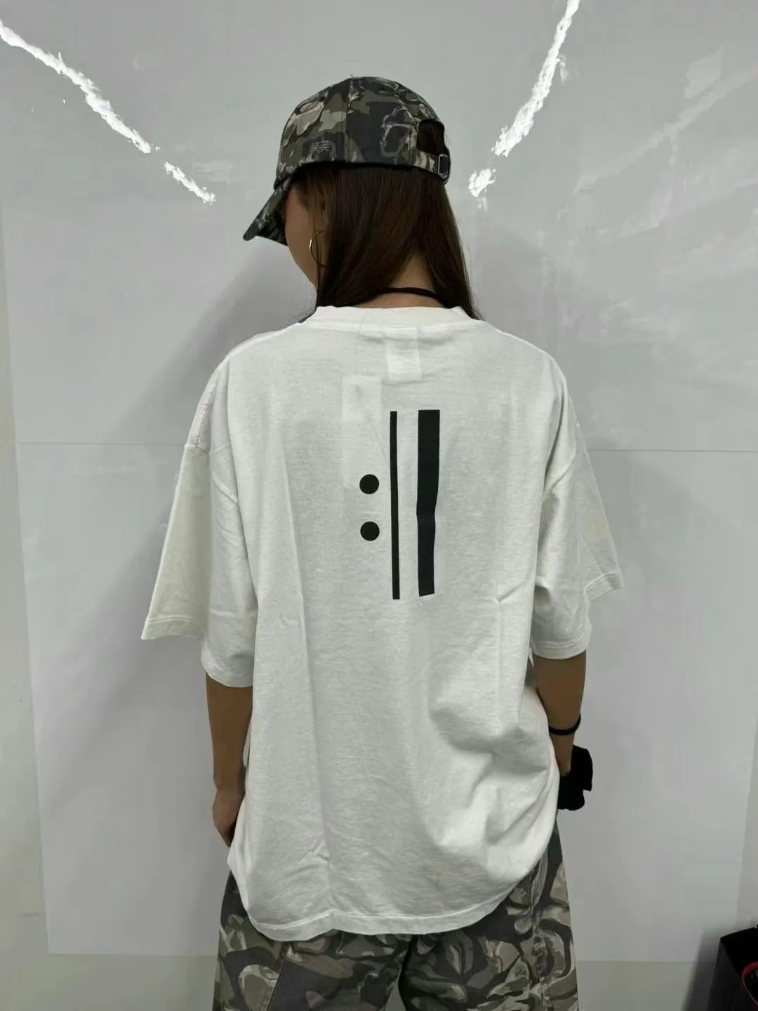 SAINT Mxxxxxx × EVENGELION × GEEKS RULE EV_SS TEE/BLUE/WHT Three-party co-branded Neon Genesis Evangelion co-branded TEE off-white S-XL Made of original OE yarn tube weaving without side seams to distinguish the width of the fabric Original consistent co-branded label/co-branded wash mark/little angel anti-counterfeiting label Top-notch printing technology Repeated pattern making, closely following the original details